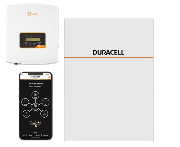 Duracell thuisbatterij omvormer solis