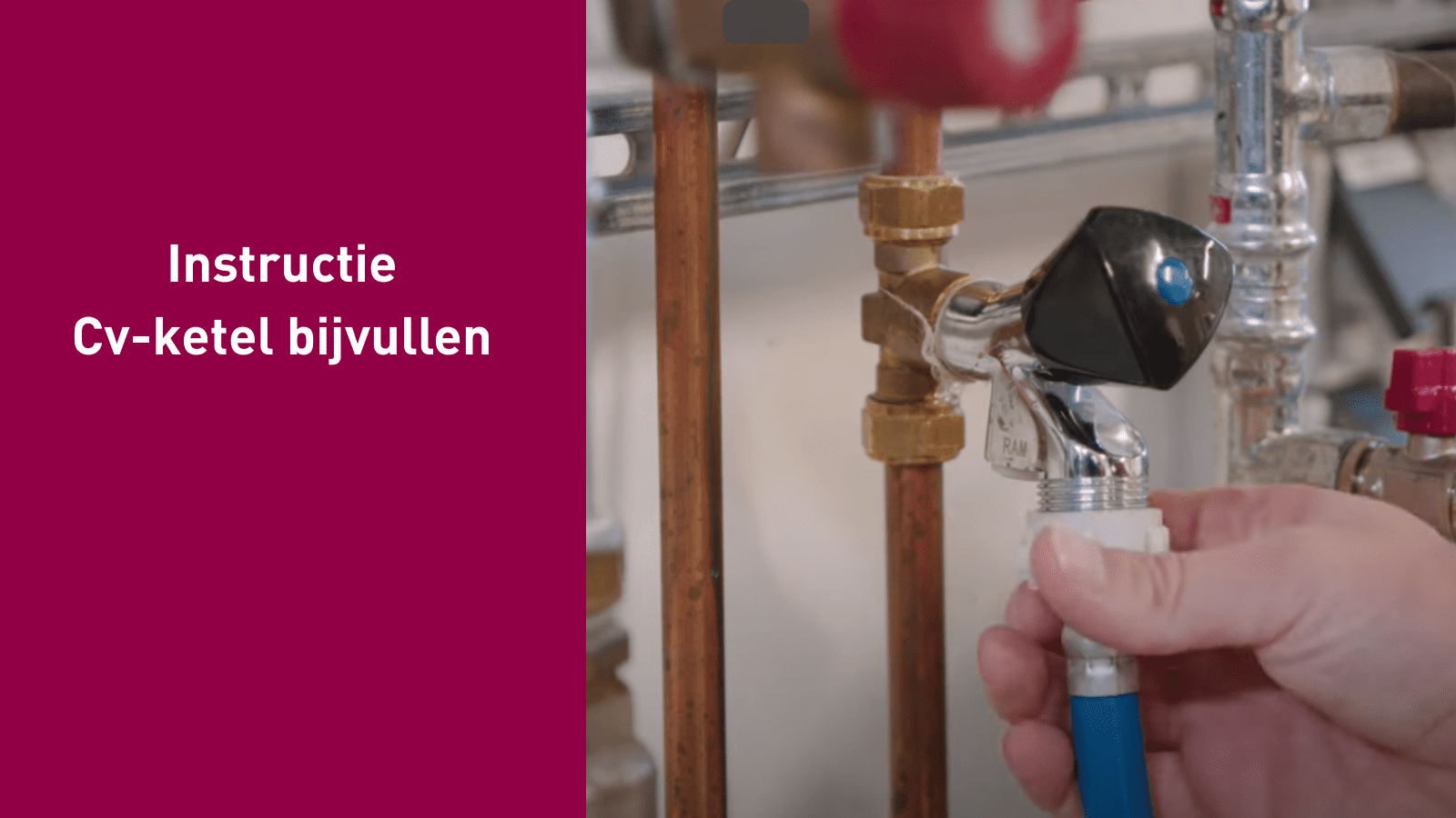 Cv ketel bijvullen