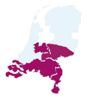 Werkgebieden regio’s